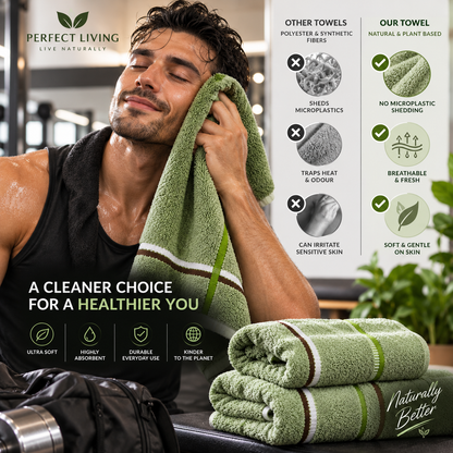 Perfect Living™ 100% Cotton Thickened Hand & Face Towels